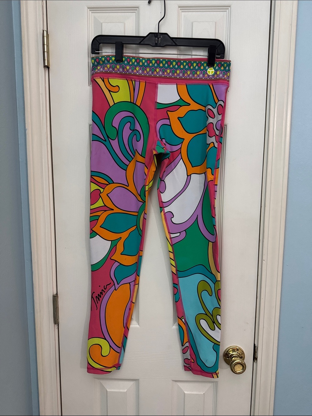 Trina Turk Colorful Floral Women’s Leggings - Pink Multi